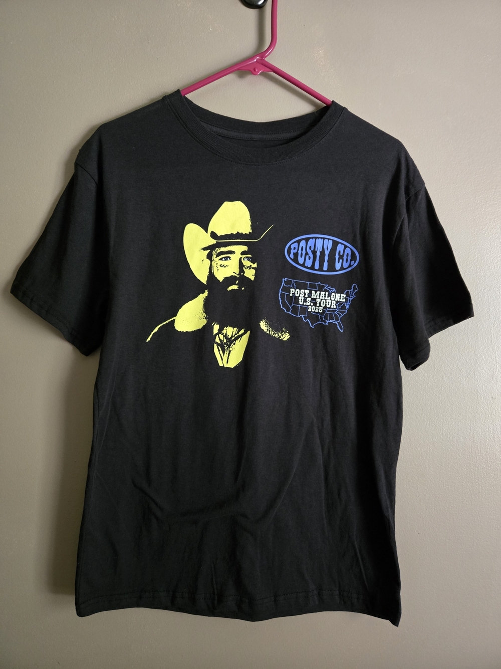 Post Malone 2025 Tour Cowboy Graphic Tee